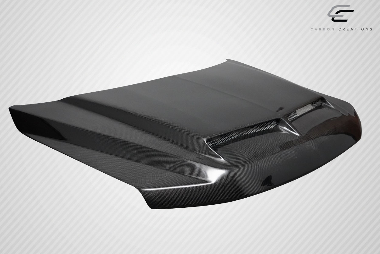 Upgrade Your 2017 - 2022 Ford Super Duty F250 F350 F450 with Carbon Creations GT500 One - Piece Hood!