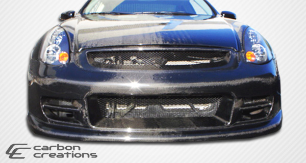 Upgrade Your 2003 - 2007 Infiniti G Coupe G35 with Carbon Creations TS - 1 Front Bumper Cover!