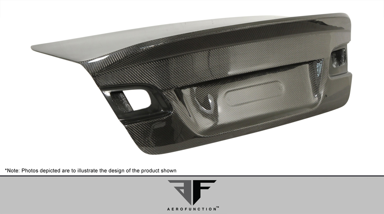 Enhance Your 2007 - 2013 BMW 3 Series E92 2dr with Stunning Carbon AF - 1 Trunk Lid (CFP) - 1 Piece