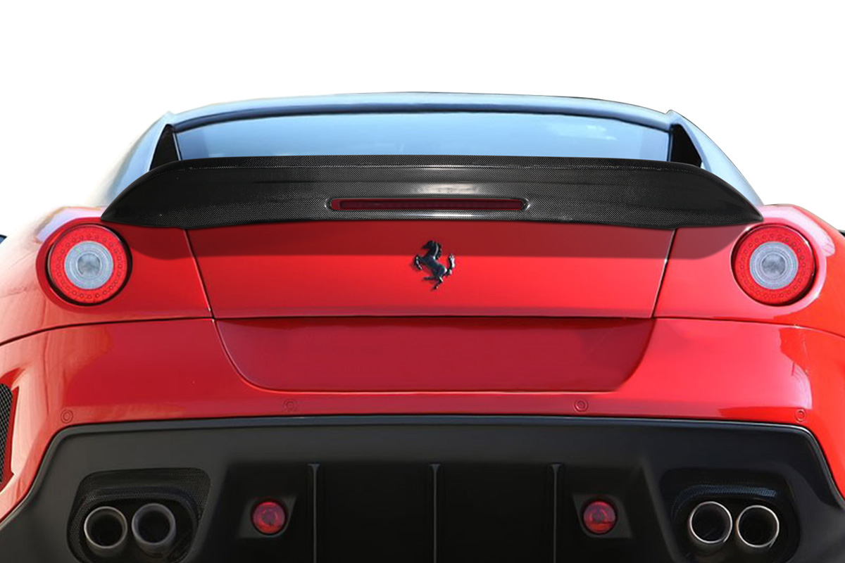Revamp Your 2006 - 2012 Ferrari 599 with Stunning Carbon AF - 1 Trunk Wing Spoiler (CFP) - 1 Piece