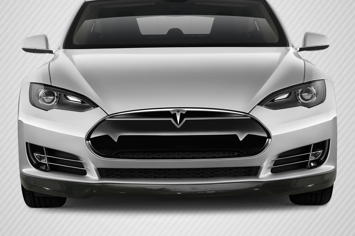 Revitalize Your 2012 - 2016 Tesla Model S with Carbon Creations UTech Front Lip Spoiler