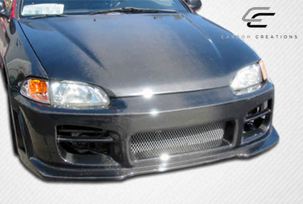 1992 - 1995 Honda Civic 2DR / HB Carbon Creations Dritech OEM Look Hood - One Piece: A Stunning Upgrade!