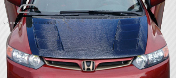 Unleash the Power: 2006 - 2011 Honda Civic 2DR Carbon Creations Circuit Hood