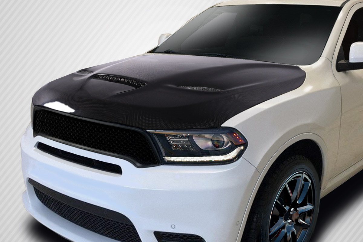 Unleash the Beast: 2011 - 2023 Dodge Durango Carbon Creations SRT Hellcat Look One - Piece Hood
