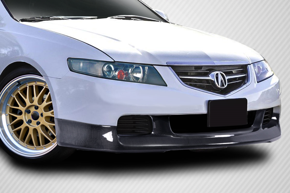 Revamp Your 2004 - 2005 Acura TSX with Carbon Creations J - Spec Front Lip Under Spoiler Air Dam!