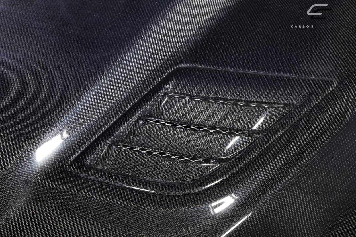 2019 - 2023 Dodge Ram Carbon Creations Rebel Mopar Look Hood - One Piece: Elevate Your Ride Now!