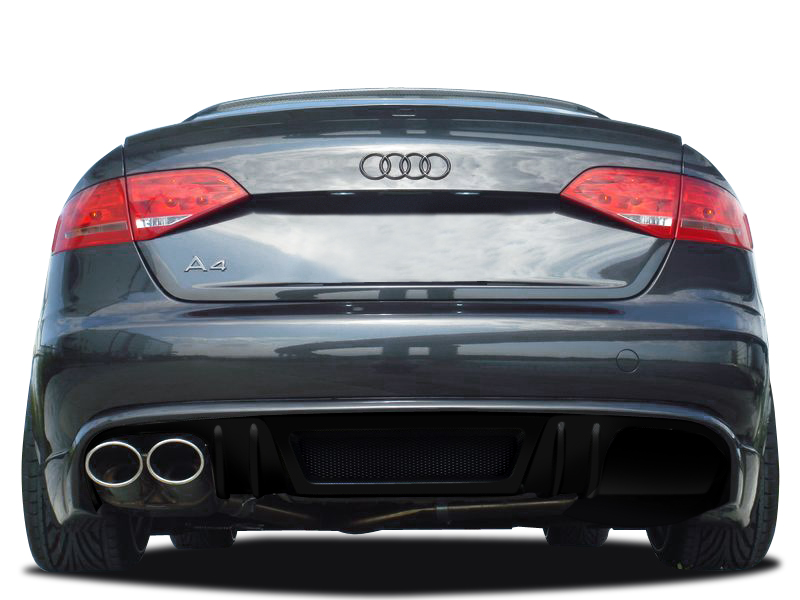 Upgrade Your 2009 - 2012 Audi A4 B8 4DR with the Stunning R - 1 Rear Diffuser (1 Piece)