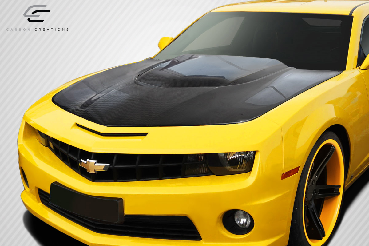 Upgrade Your 2010 - 2015 Chevrolet Camaro with Carbon Creations ZL1 Version 2 One - Piece Hood