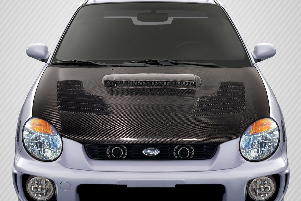 Upgrade Your 2002 - 2003 Subaru Impreza WRX STI with Carbon Creations C - 2 One - Piece Hood