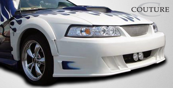 Unleash the Demon: 1999 - 2004 Ford Mustang Couture Polyurethane Front Fender Flares (2 Piece Set)