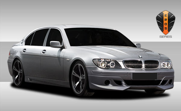 Unleash the Power: 2006 - 2008 BMW 7 Series E65 E66 Polyurethane Eros Version 1 Front Lip Under Spoiler Air Dam - 1 Piece