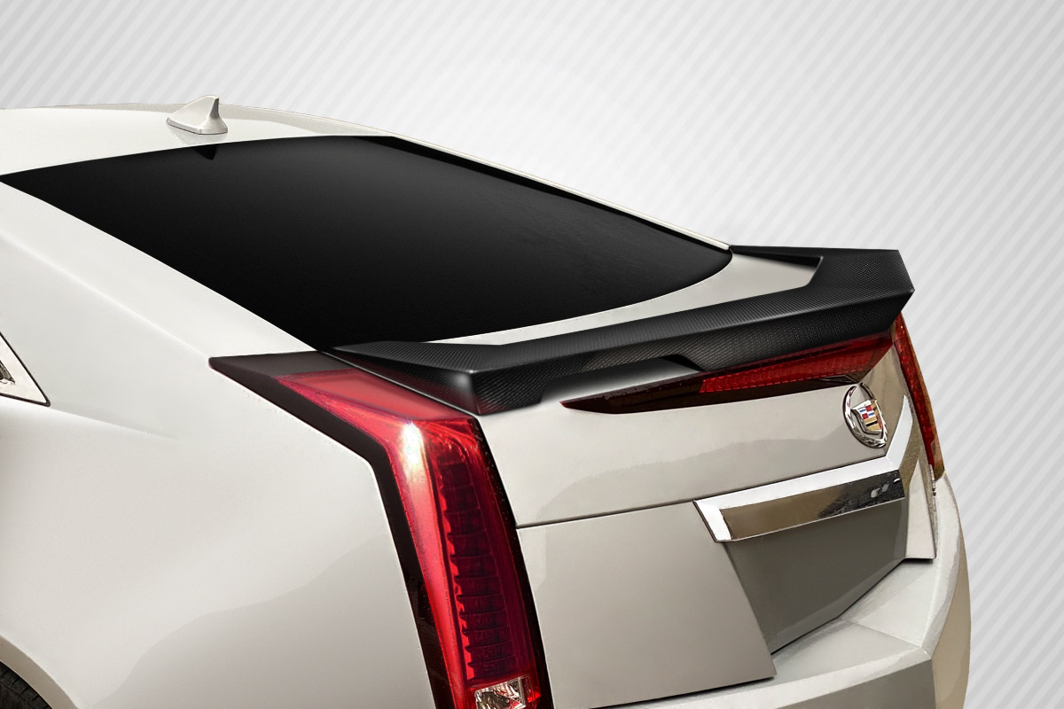 Unleash Style: 2011 - 2014 Cadillac CTS 2DR Carbon Creations PCR Single - Piece Rear Wing Spoiler