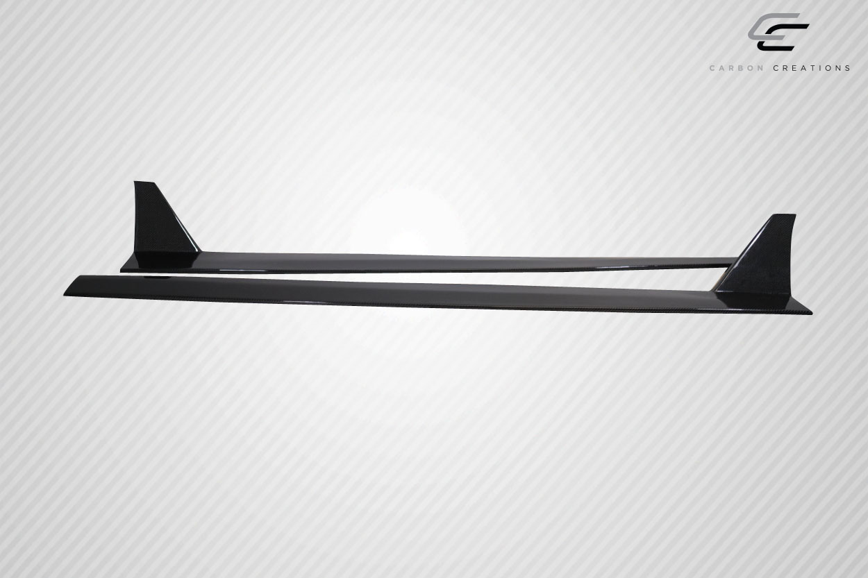 Upgrade Your 2015 - 2023 Ford Mustang with Carbon Creations Grid V2 Side Skirts Rocker Panels - 2 Piece Set