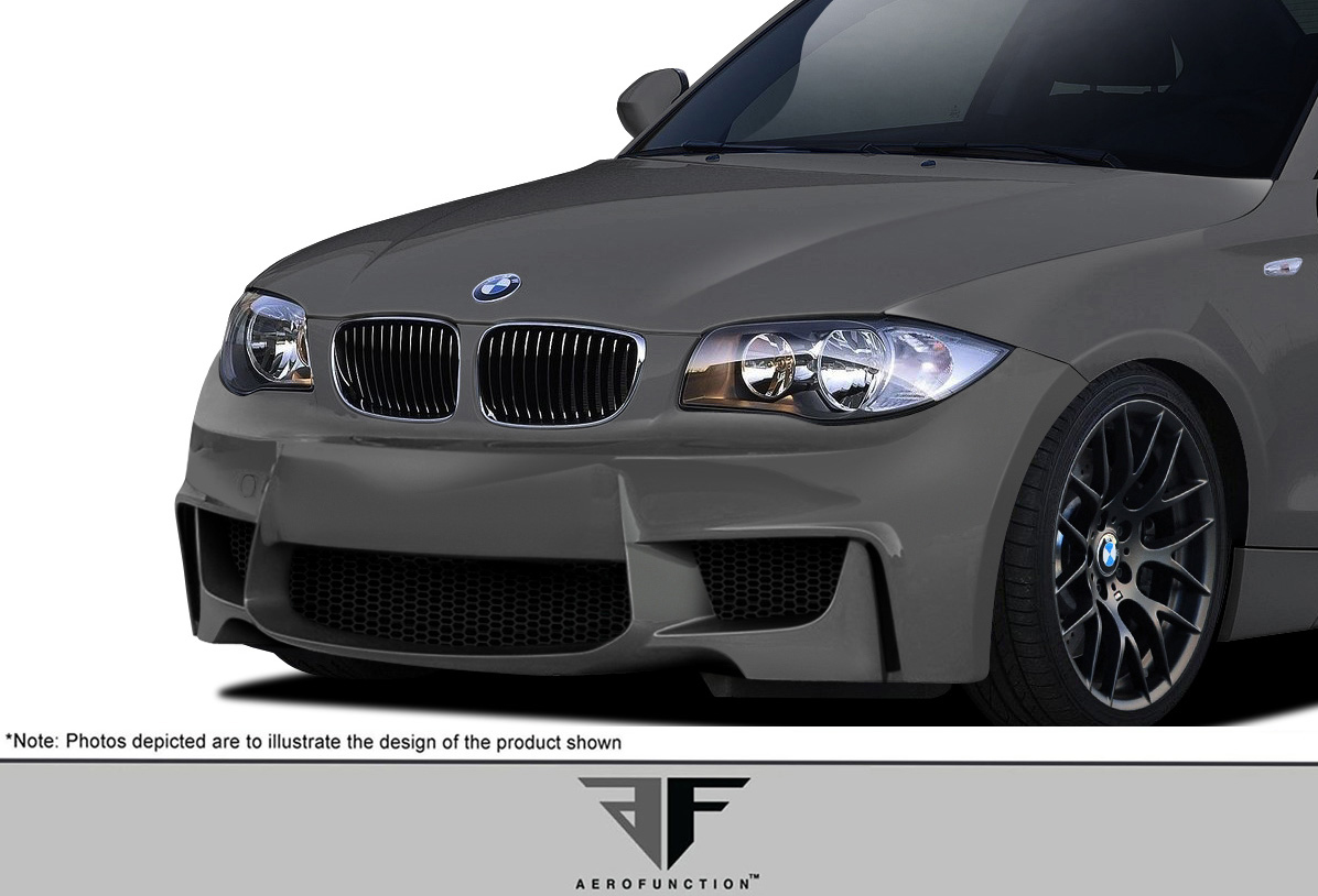 Upgrade Your 2008 - 2013 BMW 1 Series E82 E88 with AF - 1 Front Bumper Cover (GFK) - 1 Piece!