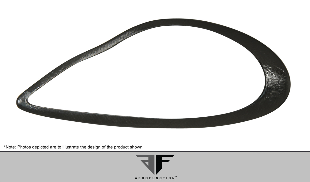 Enhance Your 2010 - 2013 Porsche Panamera with Carbon AF - 1 Wide Body Eye Lids (CFP) - 2 Piece Set