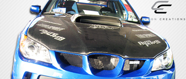 Upgrade Your 2006 - 2007 Subaru Impreza WRX STI with Carbon Creations STI Look One - Piece Hood