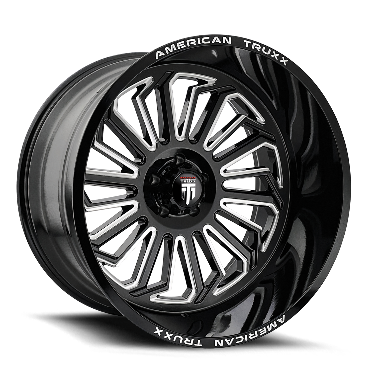 Unleash the Power of AMERICAN TRUXX BUTCHER 22x12 Gloss Black Milled Wheels