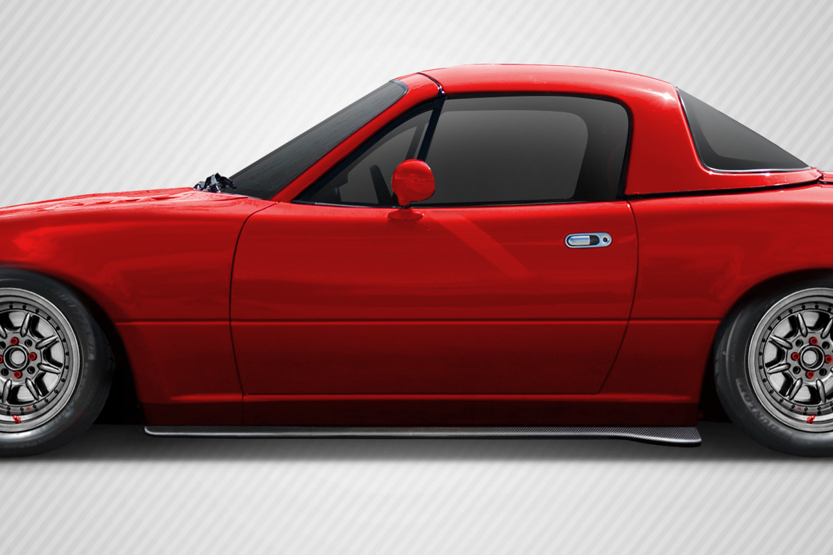 Enhance Your 1990 - 1997 Mazda Miata with Carbon Creations Pro Garage 2 - Piece Side Skirts Splitters (S)