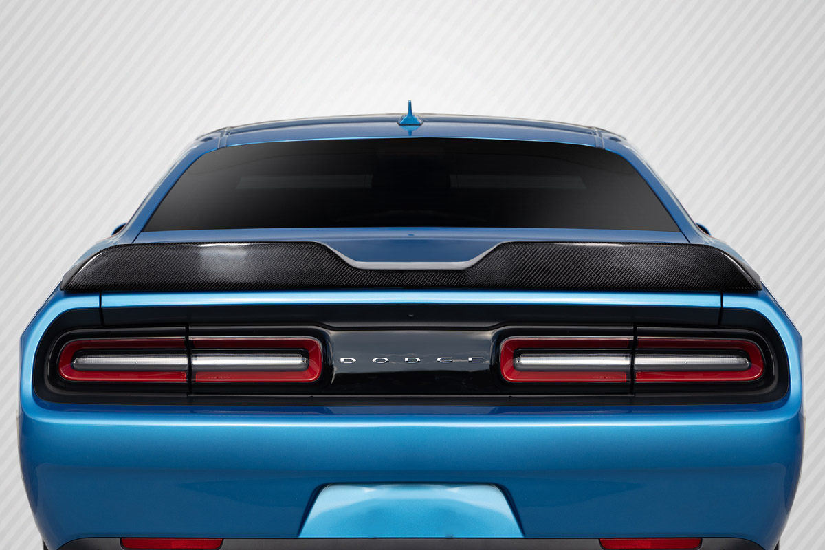 Transform Your 2008 - 2023 Dodge Challenger with Carbon Creations' Stunning Demon Look Rear Wing Spoiler!