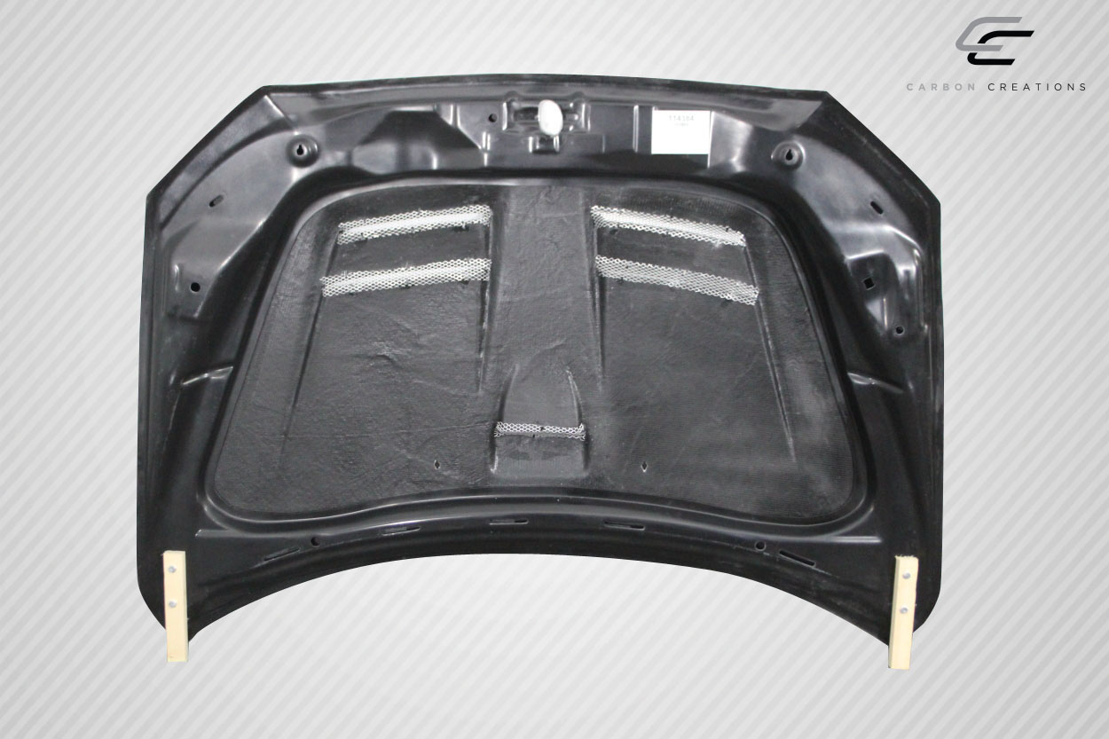 Unleash the Power: 2008 - 2017 Mitsubishi Lancer/Lancer Evolution 10 Carbon Creations D Spec One - Piece Hood