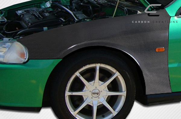 Transform Your 1993 - 1997 Honda Del Sol with Carbon Creations OEM Look Fenders (2 Piece Set)