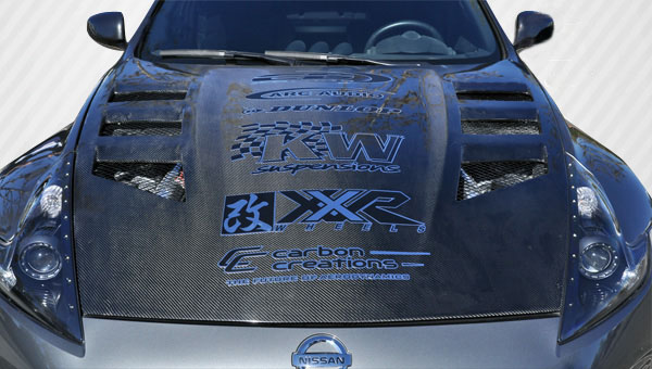 Revamp Your 2009 - 2020 Nissan 370Z Z34 with Carbon Creations Circuit Hood!