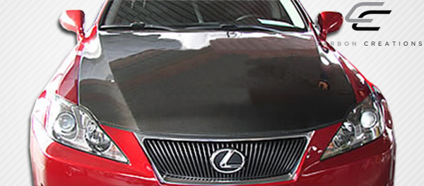 Unleash Style: 2006 - 2013 Lexus IS250 IS350 Carbon Creations Dritech OEM Look One - Piece Hood