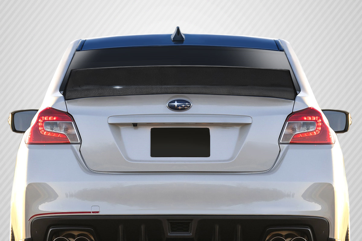 Get the 2015 - 2021 Subaru WRX Carbon Creations One - Piece Duckbill Rear Wing Spoiler Now!