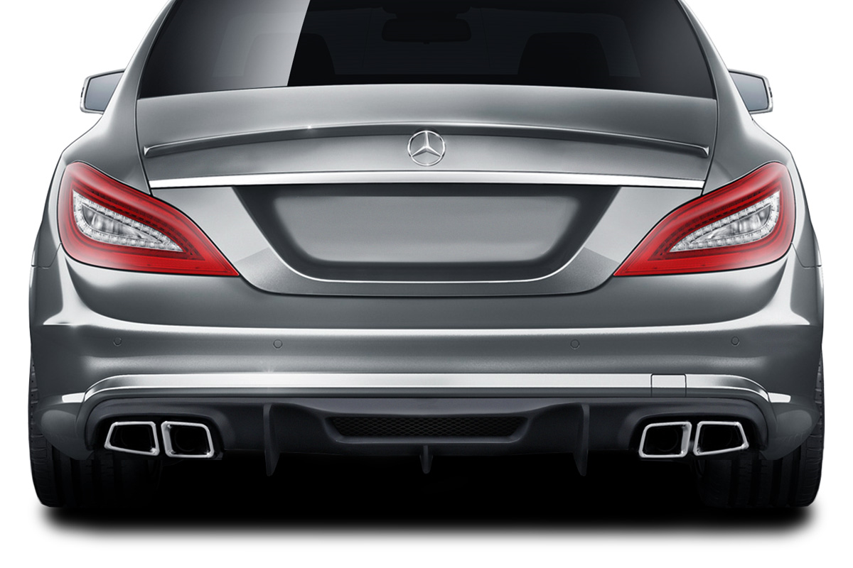 Upgrade Your 2012 - 2018 Mercedes W218 CLS63 with AF - 1 Rear Diffuser (GFK) - 1 Piece