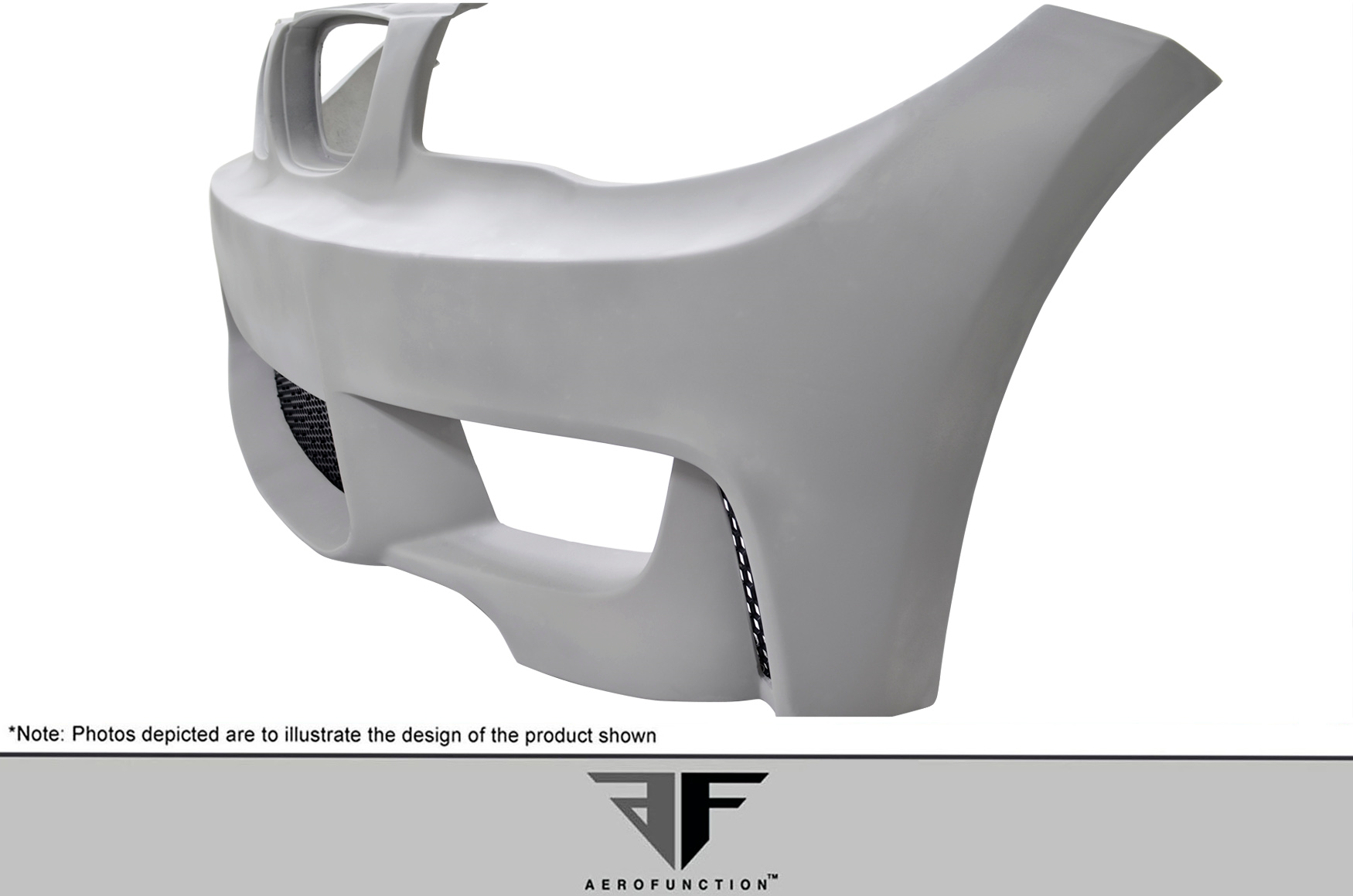 Upgrade Your 2008 - 2013 BMW 1 Series E82 E88 with AF - 1 Front Bumper Cover (GFK) - 1 Piece!