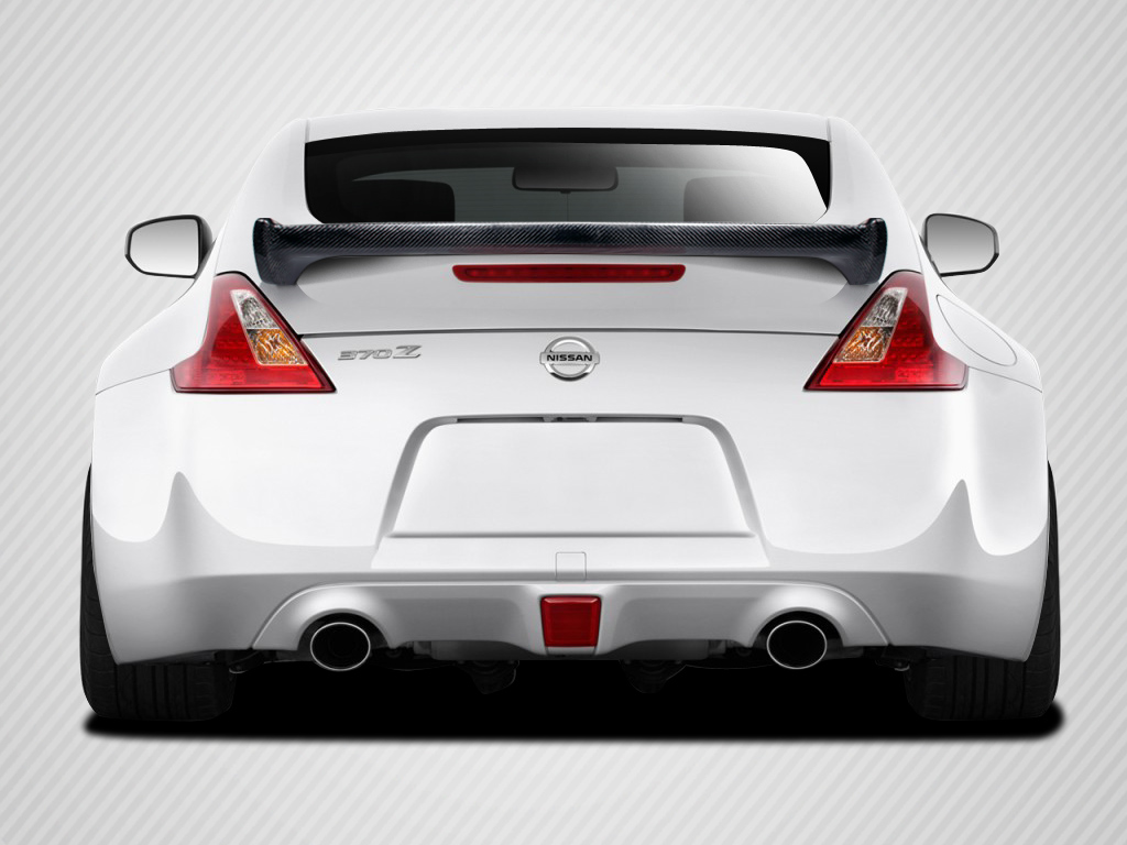 Upgrade Your 2009 - 2020 Nissan 370Z Z34 Coupe with Carbon Creations N - 1 Wing Trunk Lid Spoiler!