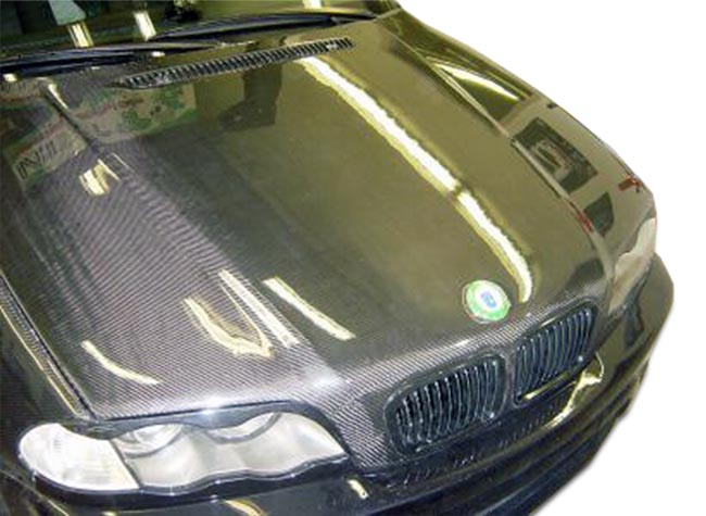 Upgrade Your 1999 - 2001 BMW 3 Series E46 4DR with Carbon Creations OEM Look One - Piece Hood