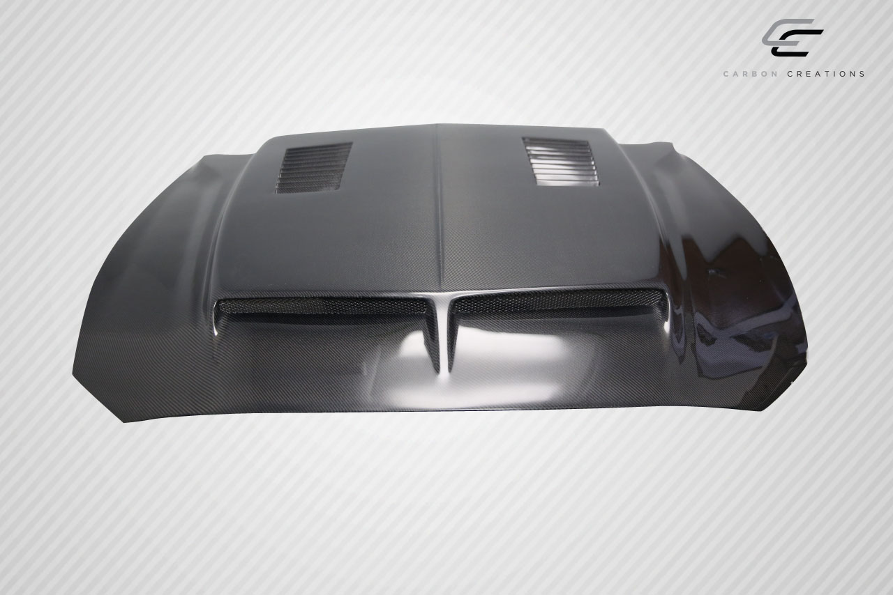 Unleash the Beast: 2018 - 2023 Ford Mustang Carbon Creations GT500 One - Piece Hood