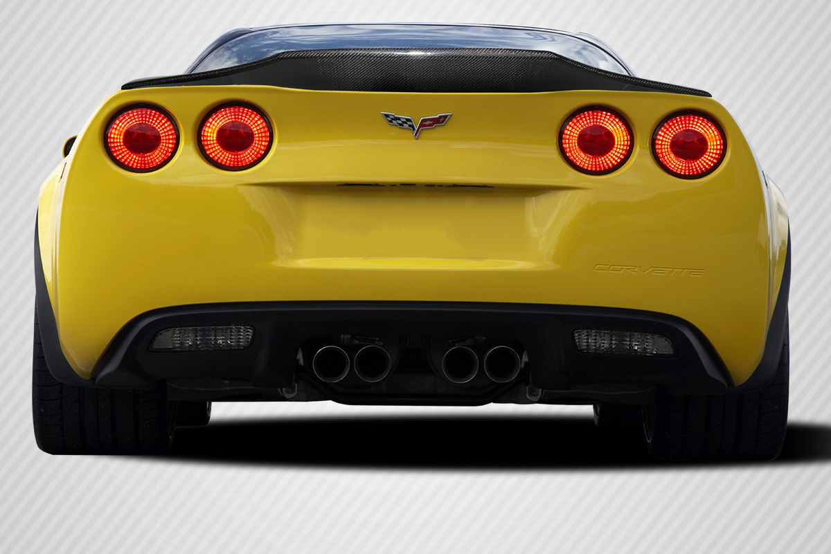 Upgrade Your 2005 - 2013 Chevrolet Corvette C6 with Carbon Creations GTC One - Piece Wing Spoiler