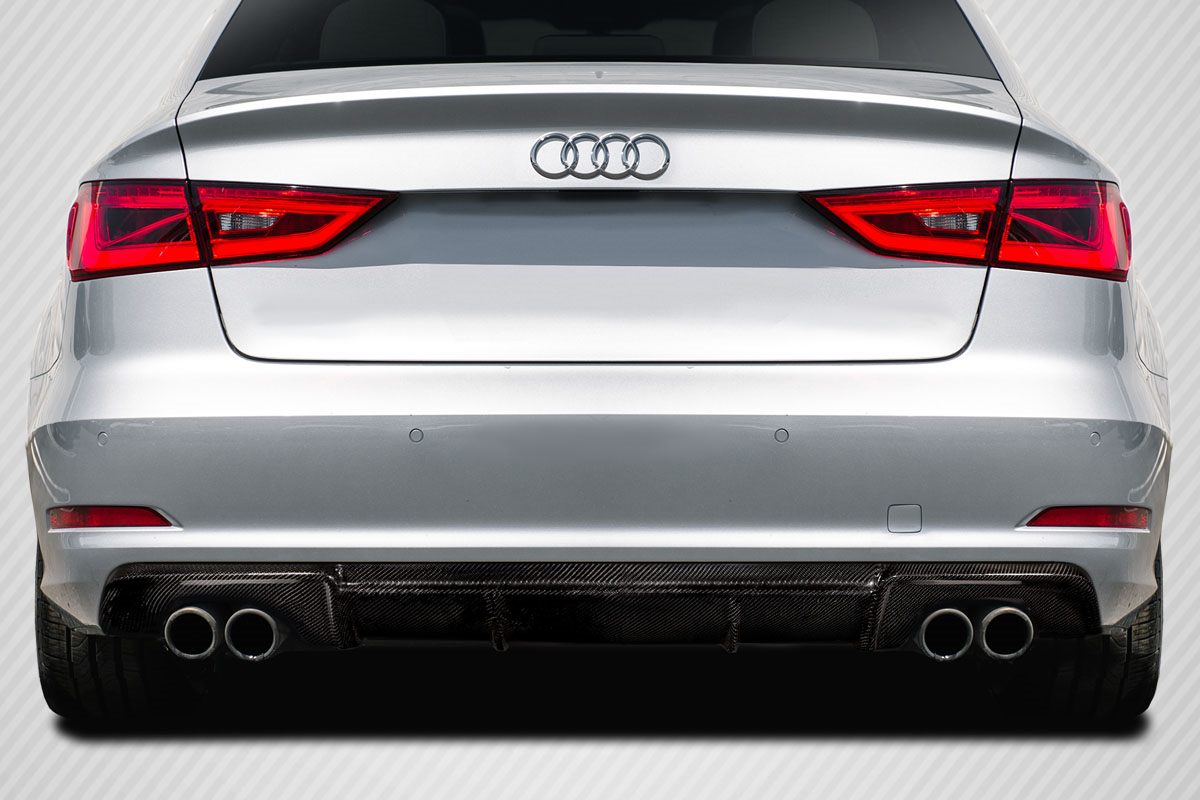 Upgrade Your 2013 - 2016 Audi A3 Sportback with Stunning Carbon Creations RS3 Look Rear Diffuser (1 Piece)