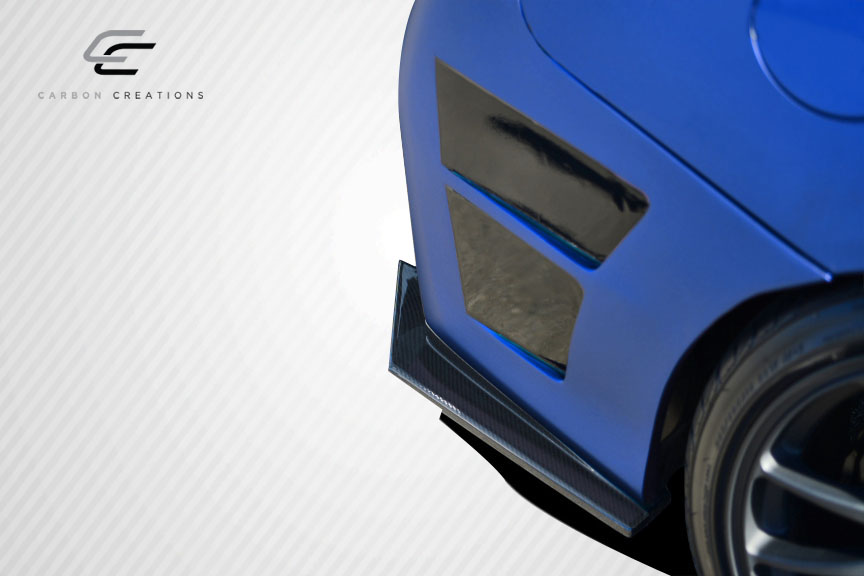 Unleash the Power: 2015 - 2021 Subaru WRX Carbon Creations NBR Concept 2 - Piece Rear Splitters (S)