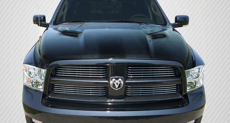 Upgrade Your 2009 - 2018 Dodge Ram 1500 with Carbon Creations MP - R One - Piece Hood!