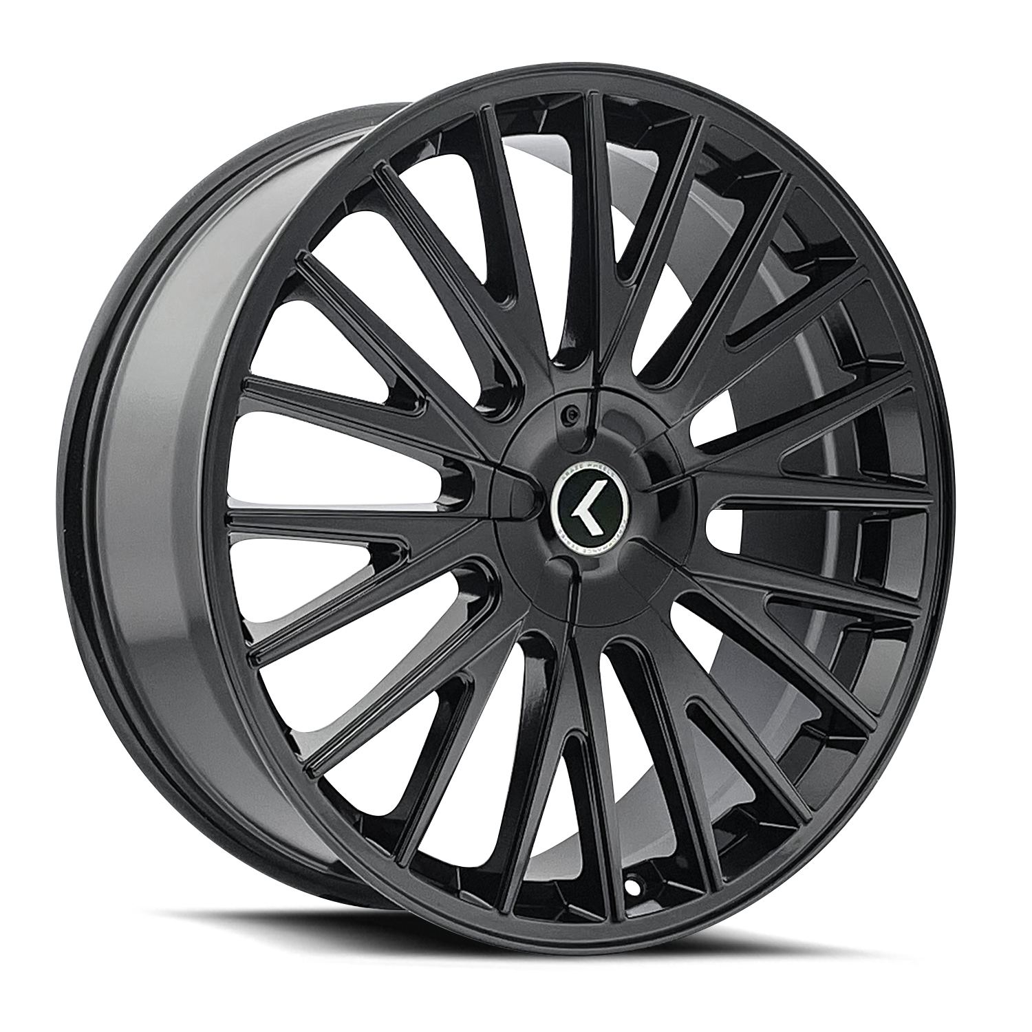 KRAZE DOUBLE DOWN 22x8.5 Gloss Black Wheels - Stunning and Versatile!