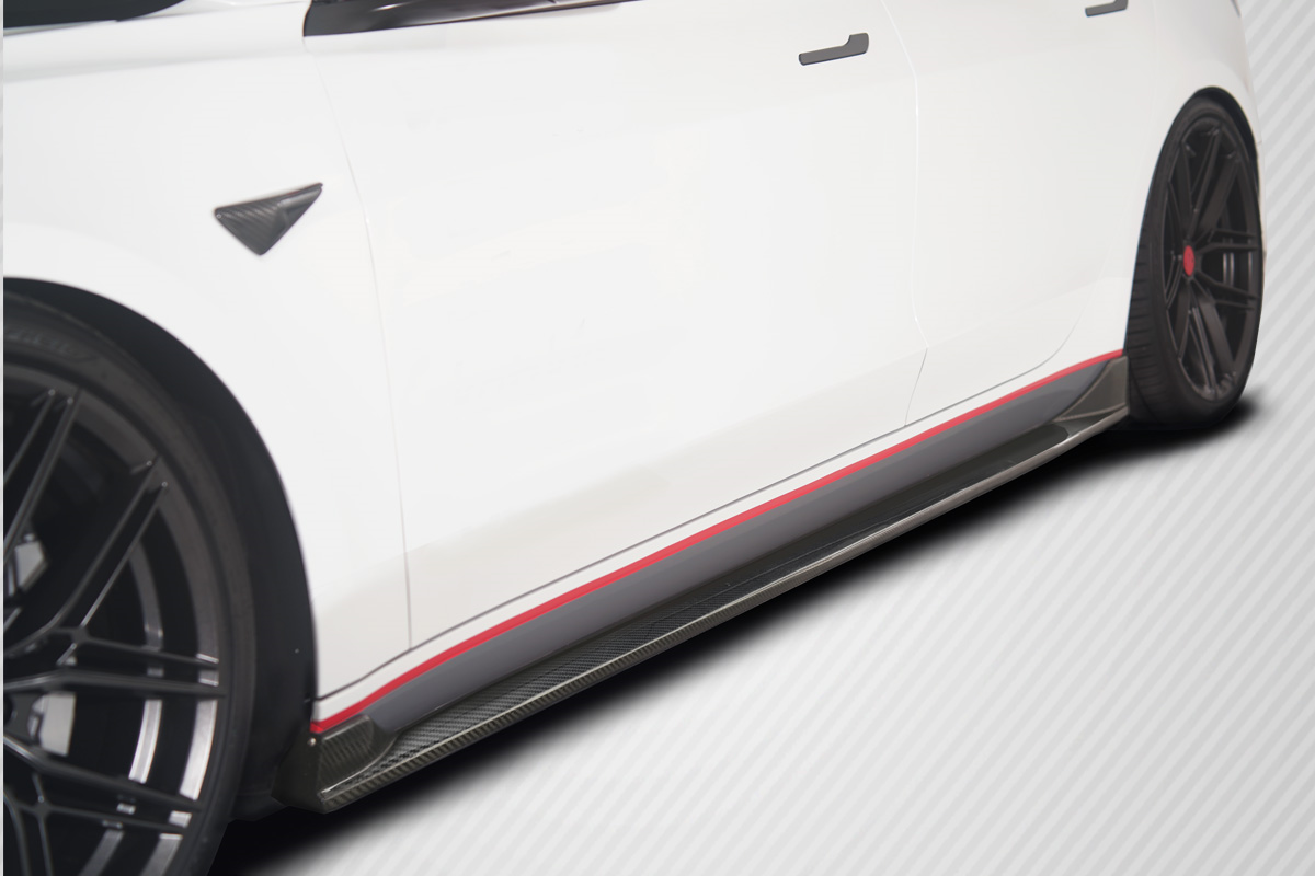 Revitalize Your 2018 - 2023 Tesla Model 3 with Carbon Creations GT Concept 2 - Piece Side Skirt Rocker Panels