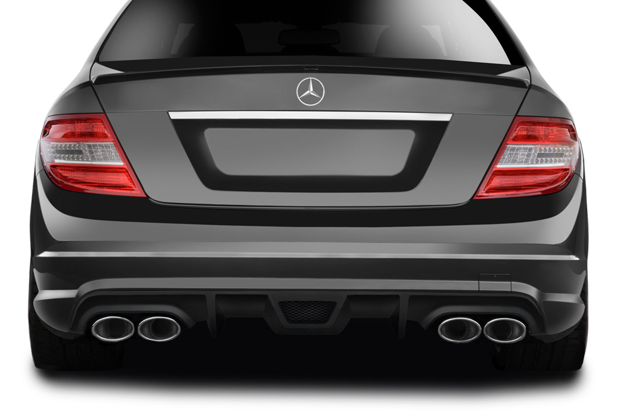 Upgrade Your 2008 - 2011 Mercedes C Class W204/C63 with AF - 1 Rear Diffuser (GFK) - 1 Piece!