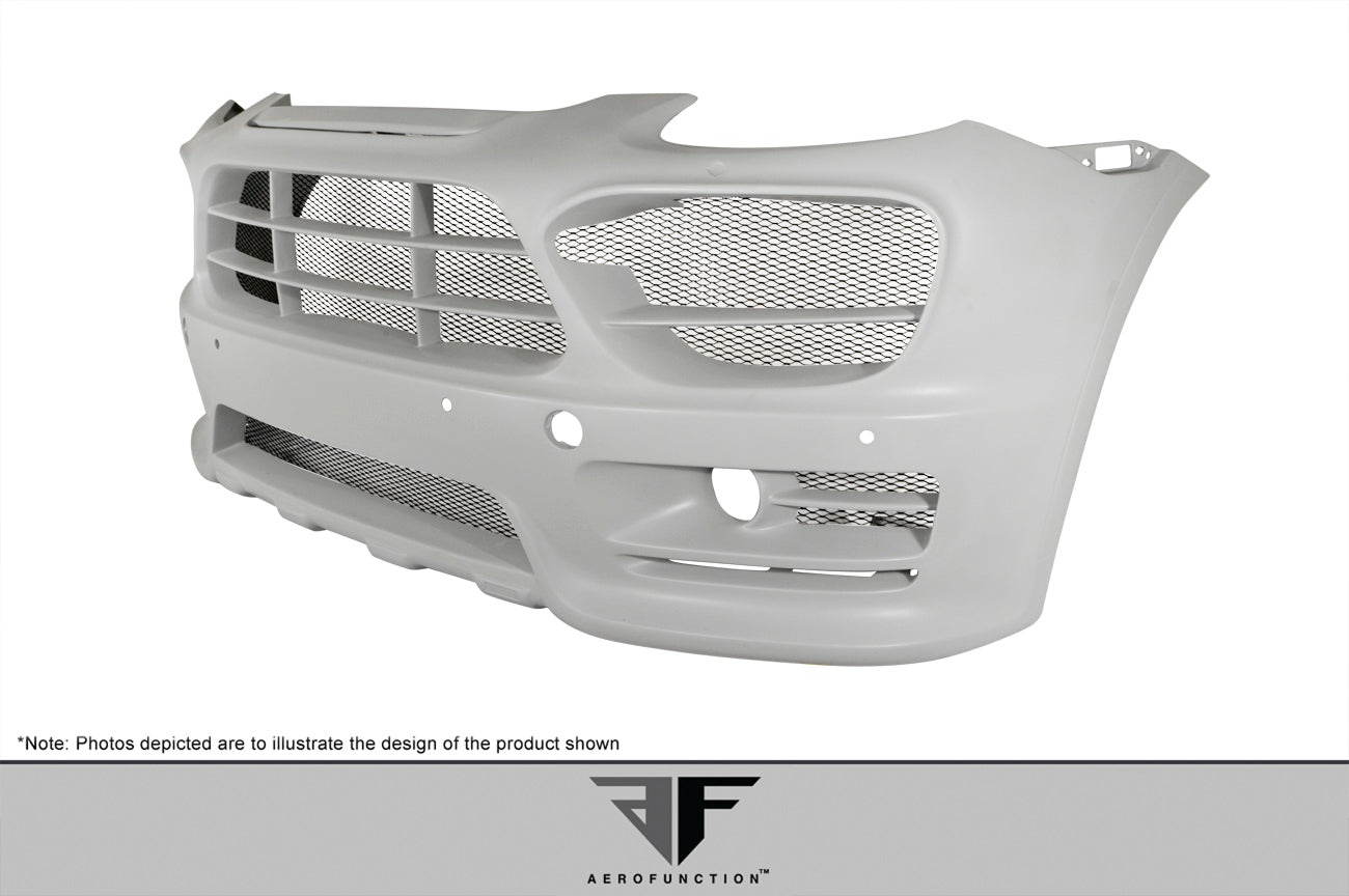 Enhance Your 2011 - 2014 Porsche Cayenne with the Stunning AF - 2 Front Bumper Cover (GFK) - One Piece!