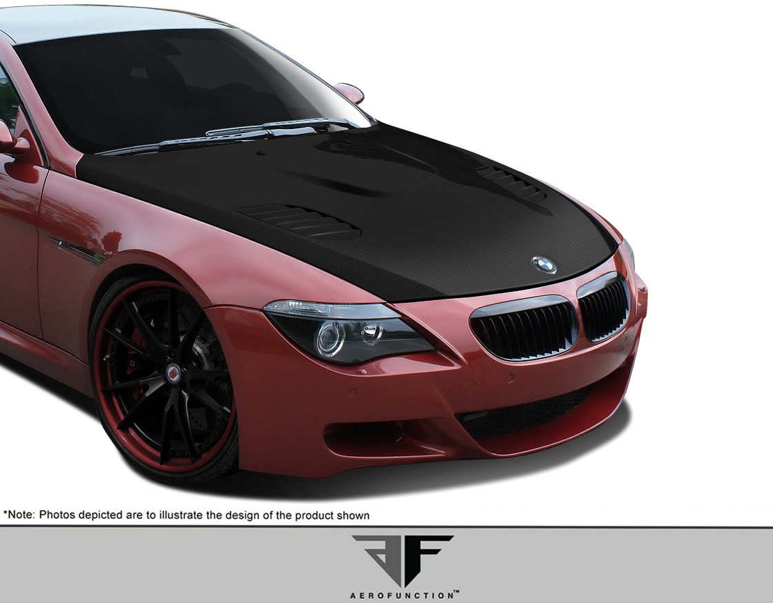 Unleash the Power: 2004 - 2010 BMW 6 Series M6 E63 E64 Carbon AF - 1 Hood (CFP) - 1 Piece