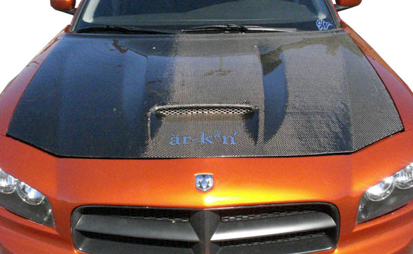 Unleash the Power: 2006 - 2010 Dodge Charger Carbon Creations SRT Look One - Piece Hood