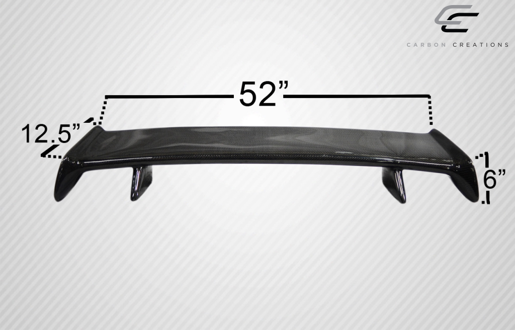 Universal Carbon Creations Skyline Wing Trunk Lid Spoiler - 1 Piece: Enhance Your Ride Now!