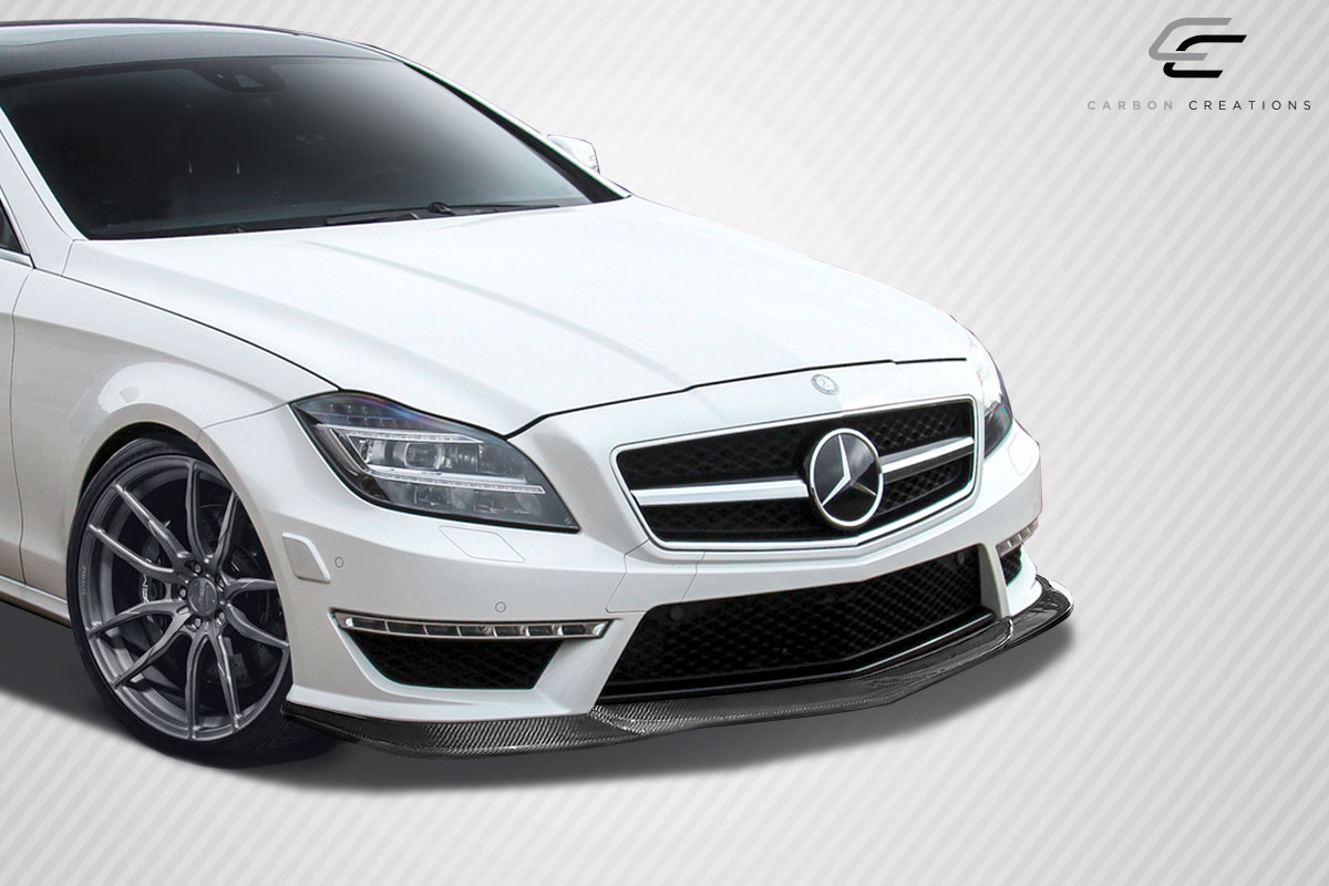 Upgrade Your 2012 - 2014 Mercedes CLS63 C218 with Carbon Creations L - Sport Front Lip Spoiler!