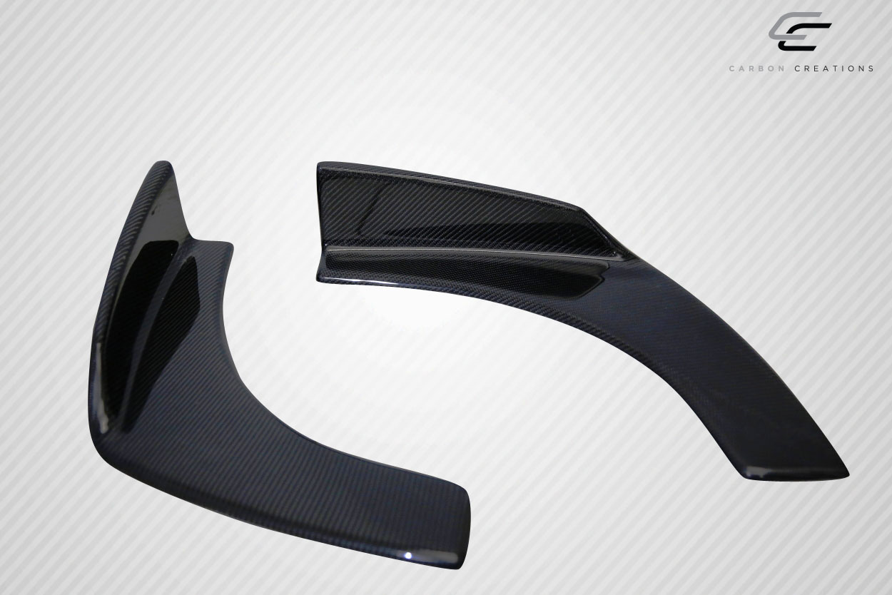 Universal Carbon Creations Front / Rear Type 1 Winglet Splitters - 2 Piece Set (S) - Upgrade Your Ride Now!