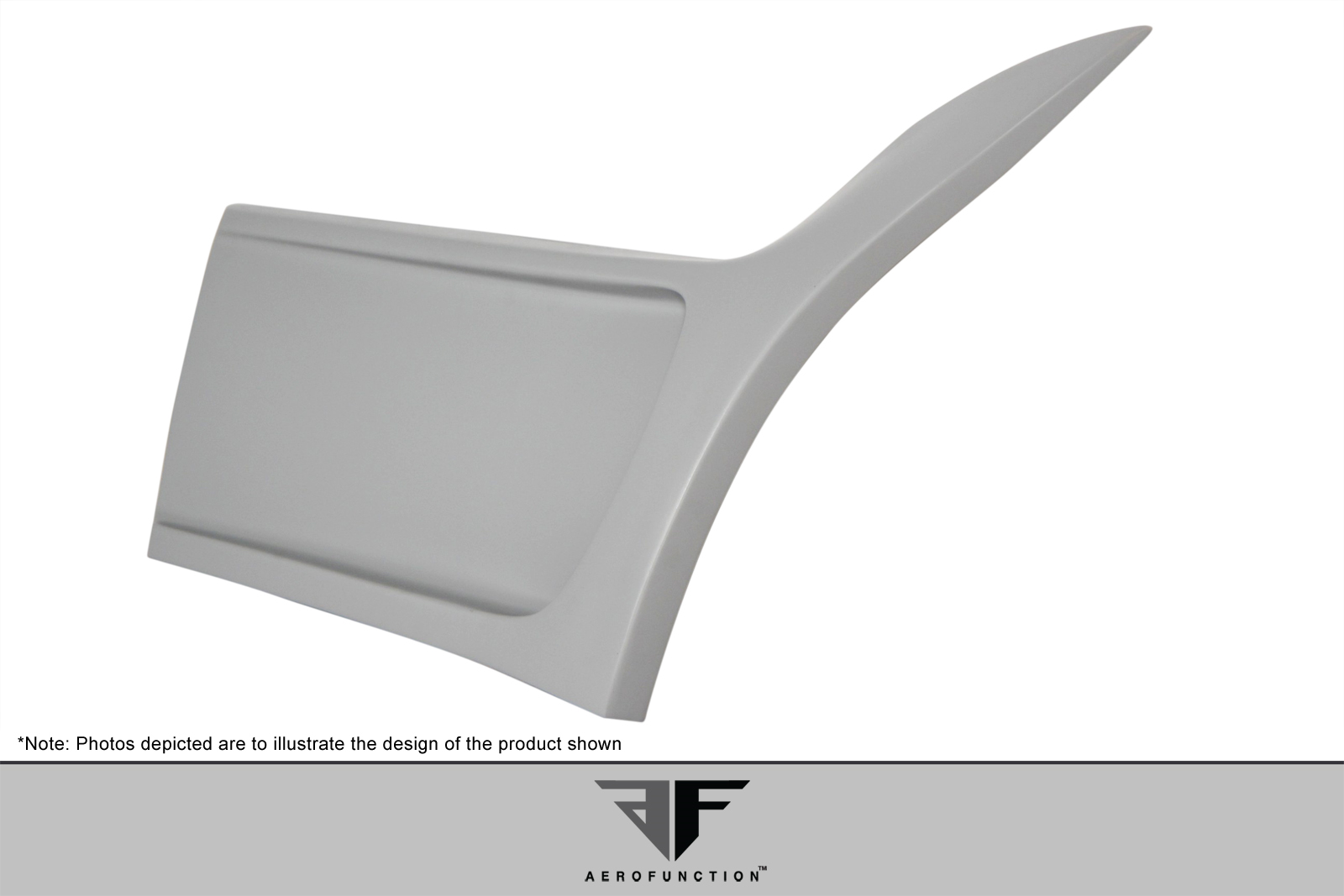 Enhance Your 2008 - 2014 BMW X6/X6M with AF - 3 Wide Body Rear Door Caps (GFK) - 2 Piece Set!