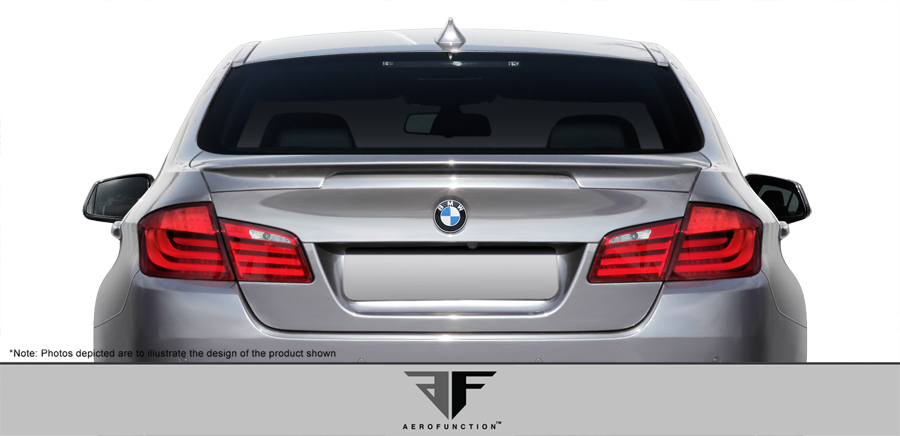 Transform Your 2011 - 2013 BMW 5 Series F10 4DR with Aero Function's AF - 3 Trunk Spoiler (PU - RIM) - 1 Piece (S)