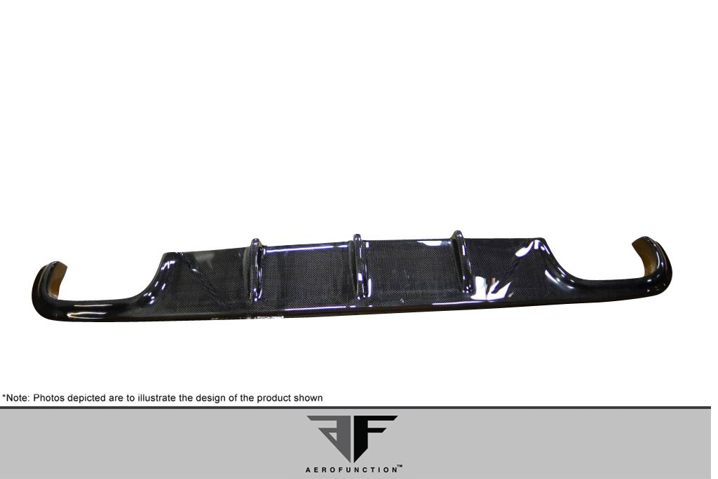 Upgrade Your 2010 - 2013 Mercedes E Class W212 AMG Sport with Stunning AF - 3 Carbon Rear Diffuser (CFP) - 1 Piece