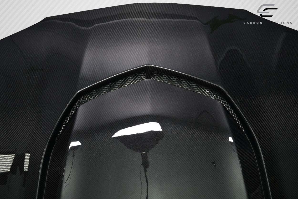 Get Your 1993 - 1997 Chevrolet Camaro the Stunning Carbon Creations ZL1 Version 2 One - Piece Hood!